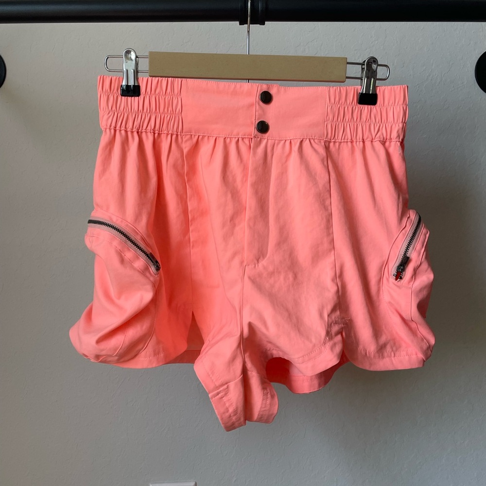 FP Movement by Free People Neon Coral Athletic Shorts